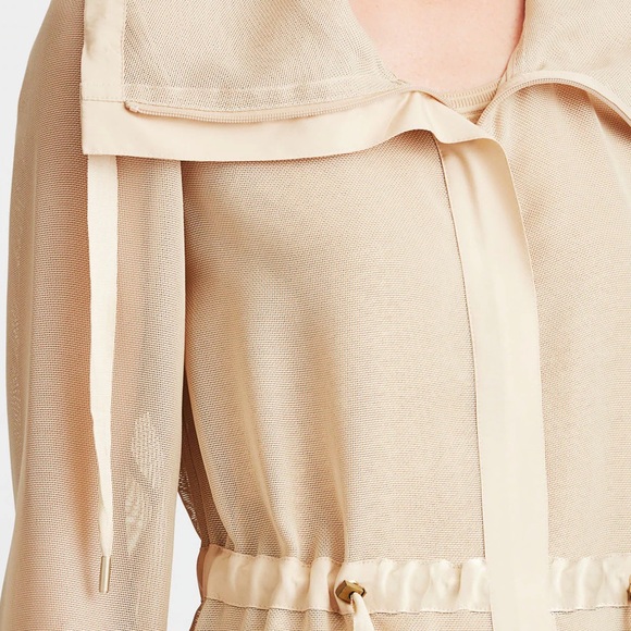 Etcetera Avian Mesh Lightweight Beige Jacket Size 14 - Picture 11 of 12